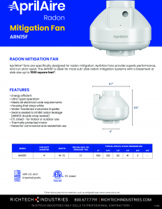 RadonFan_ARN15F_Flyer_Image