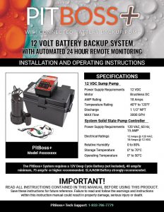 PitBoss Plus Installation Manual